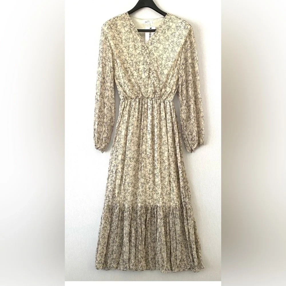 Oak and Fort Midi Floral Dress - Picture 2 of 12